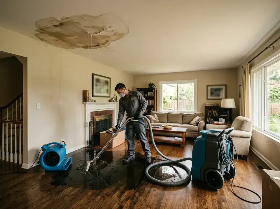 attic-pipe-burst-ceiling-drip-008 — frequently asked questions, Water Damage Restoration & Carpet Care in Hawthorn Woods, IL